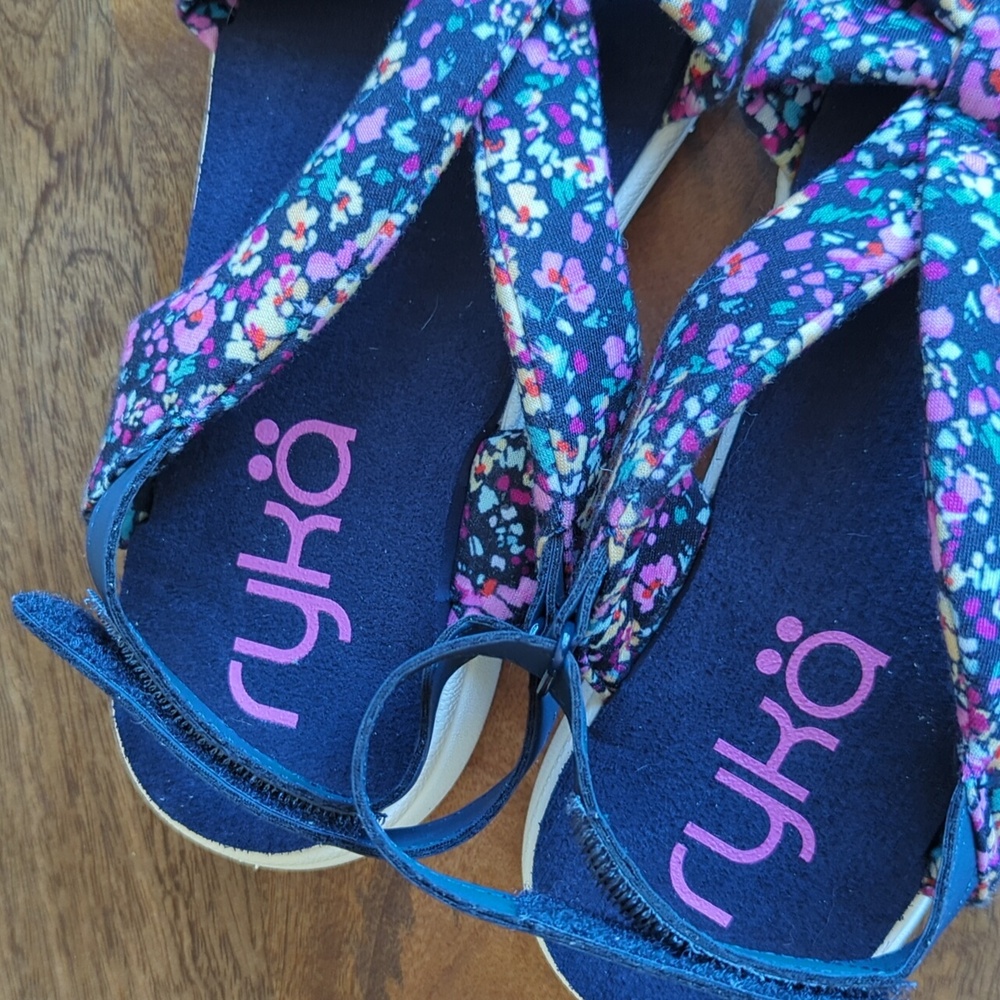 RYKA Macy Floral Sandal Women's Size 8 - Picture 5 of 9